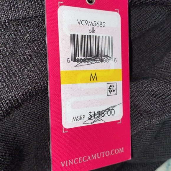 VINCE CAMUTO black knit sweater dress available in size medium & large new w/tag - Picture 8 of 13